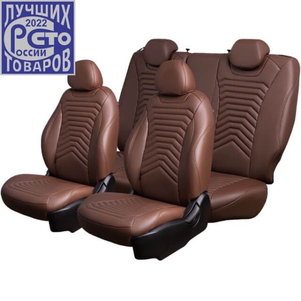 Чехлы Премиум Экокожа Байрон Президент|Жук на Ravon Nexia R3 с 2015+